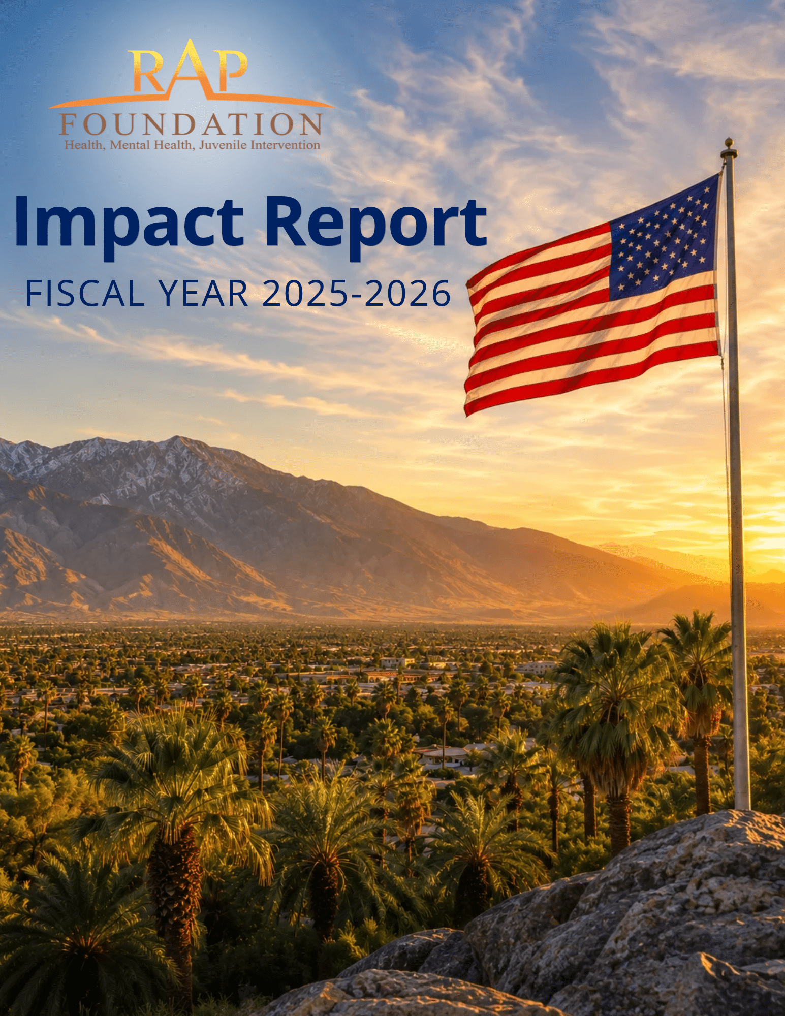 Cover page of 25-26 RAP Foundation Impact Report